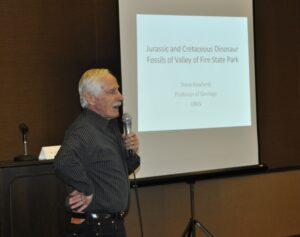Dr. Steve Rowland giving a presentation