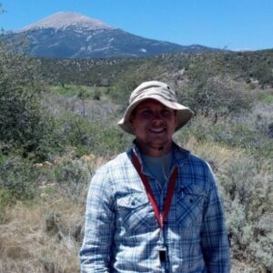 Garrett Wake on location in the hills of Southern Nevada