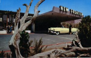 Postcard of the outside the New Frontier
