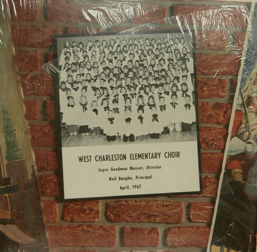 An image of the West Charleston Elementary School Choir, 
April 1967
