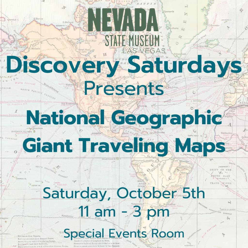 Discovery Saturday: National Geographic Giant Traveling Maps | Nevada ...