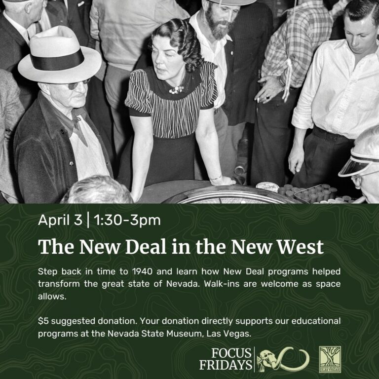 The New Deal in the New West April 3rd 1:30-3pm